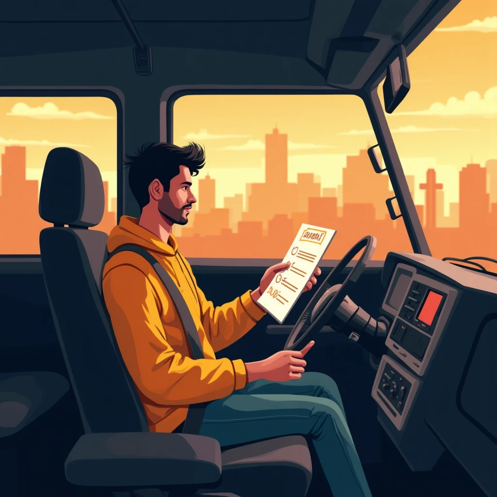 Conductor de DoorDash usando la app