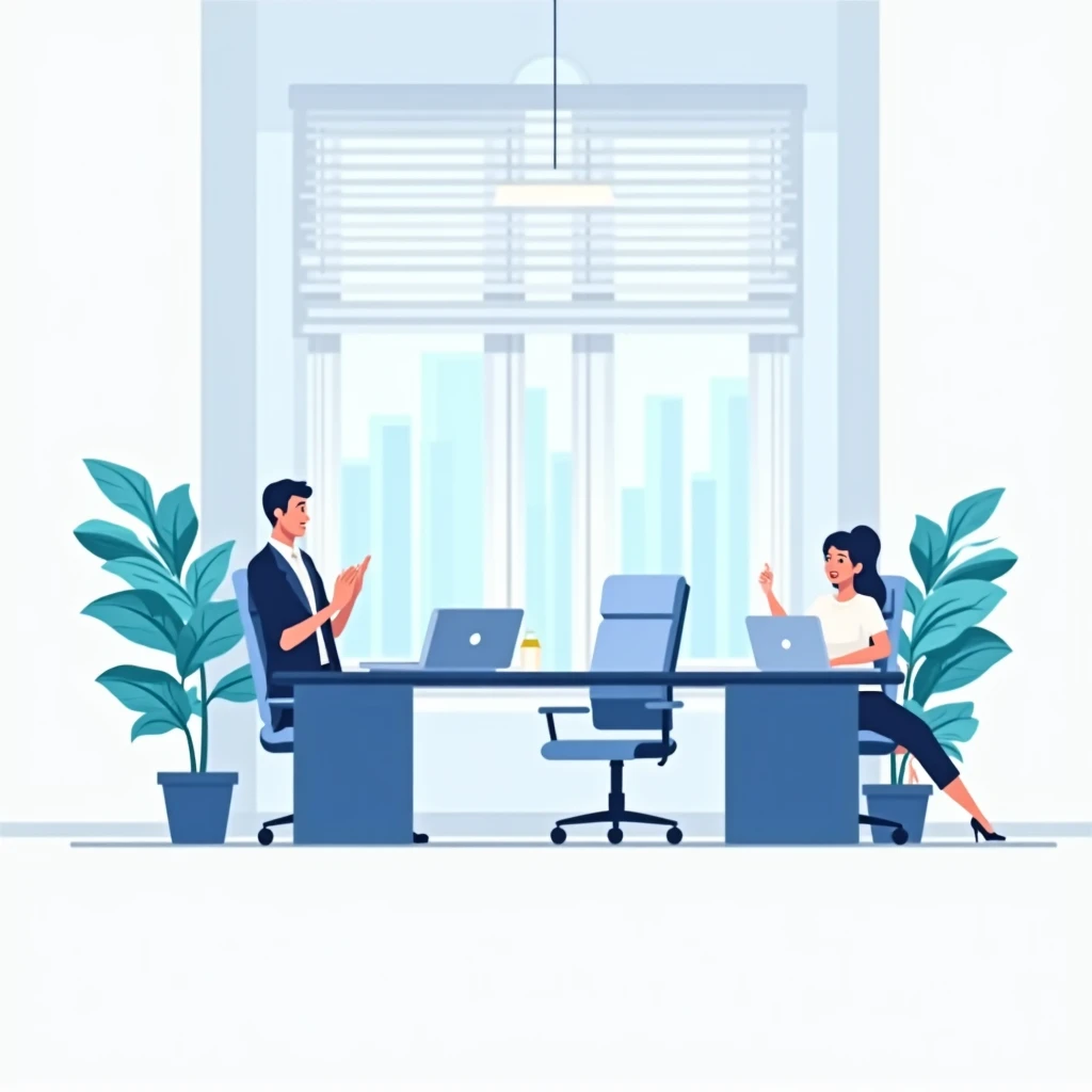 Entorno de oficina premium