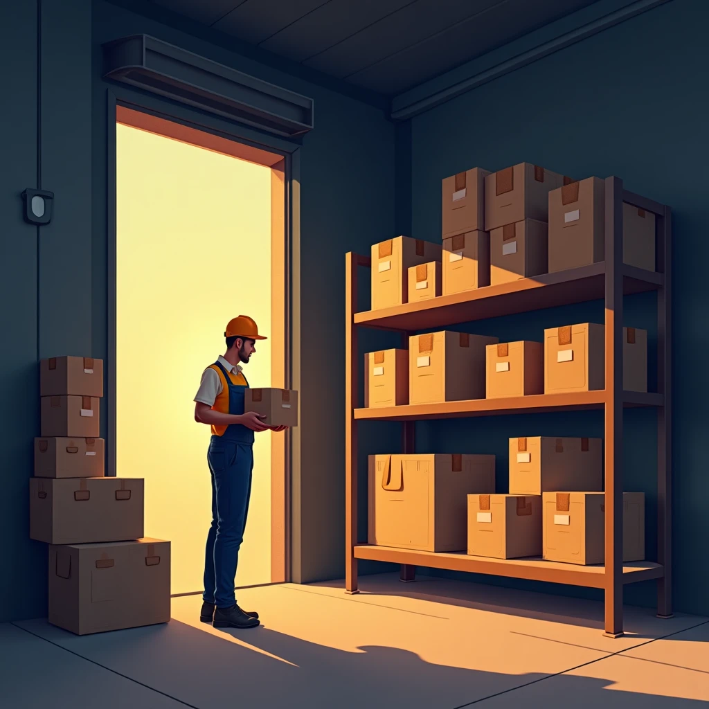 Ambiente de un almacén