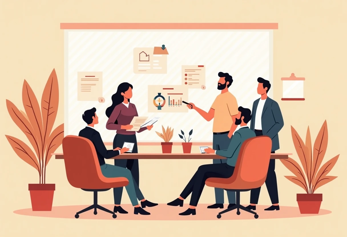Discusión de trabajo administrativo