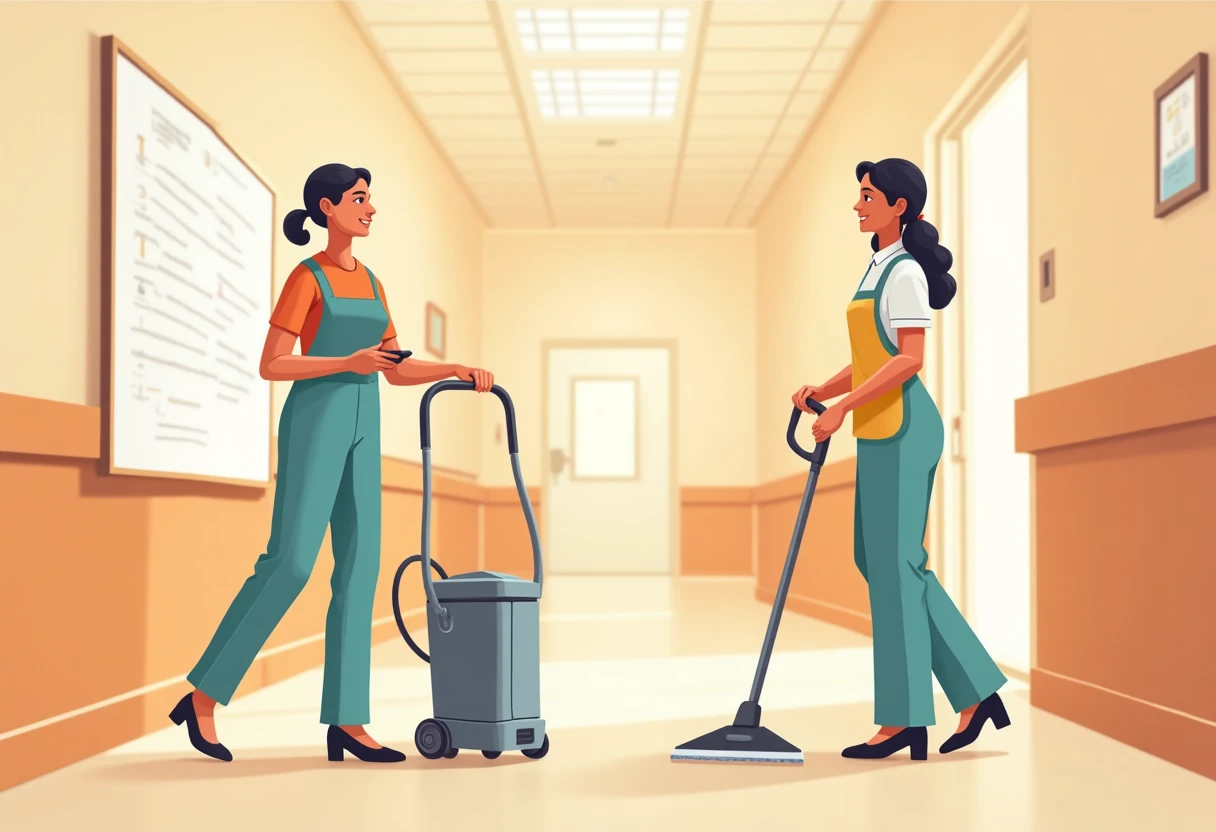 Limpieza hospitalaria profesional