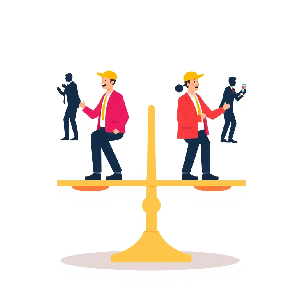 Balance de opciones laborales