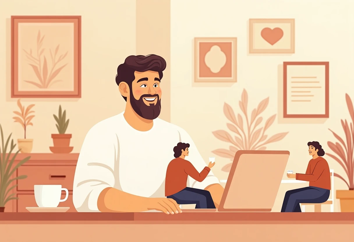 Trabajando en ventas desde casa