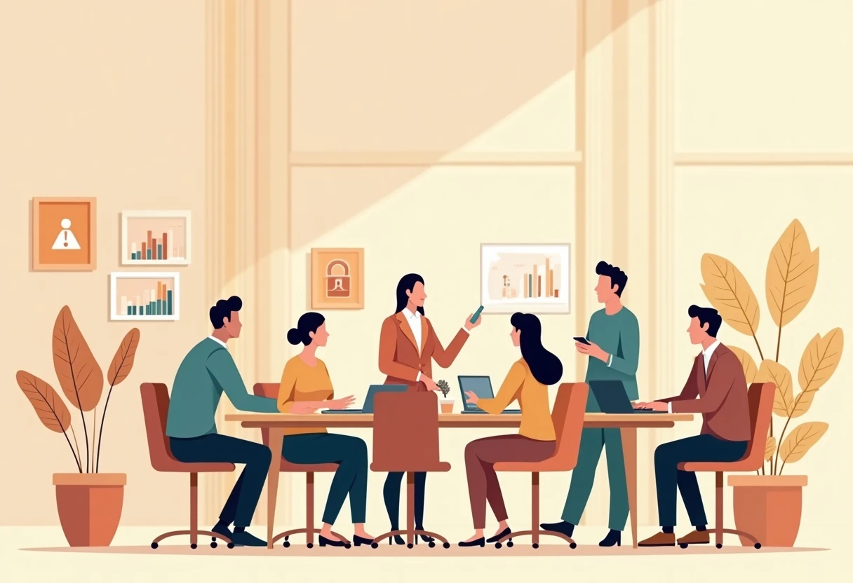 Diverse security team collaboration