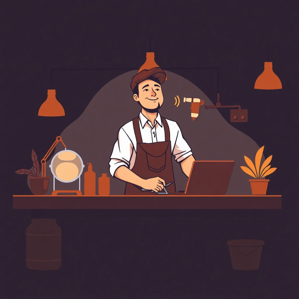 Trabajador de hotel atendiendo a huéspedes